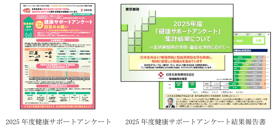 健康サポートアンケート＆結果報告書